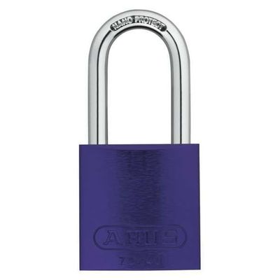 Lockout Padlock, KA, Purple, 1/4 In. Dia.
