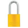 Lockout Padlock, KA, Yellow, 1/4 in. Dia. view 1
