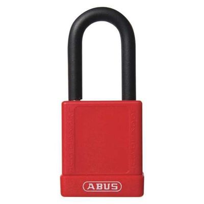Lockout Padlock, KA, Red, 1-3/4"H