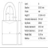 Lockout Padlock, KA, Red, 1-3/4"H view 3