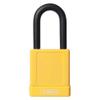 Lockout Padlock, KA, Yellow, 1-3/4"H view 1