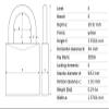 Lockout Padlock, KA, Yellow, 1-3/4"H view 3
