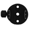 Haoge 58mm Screw Knob Clamp Adapter with 60mm QR Quick Release Plate for Camera Tripod Ballhead Monopod Ball Head Fit Arca Swiss view 3