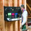 Plan Station PRO WS3800 Portable Standing Desk, Workbench, Station, Storage for Jobsite, Garage, Office, Shop, Hanging Work Surface, Black view 2