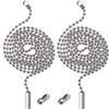 Shappy 2Pack Ceiling Fan Pull Chain String Extension with Connector view 1