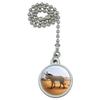 GRAPHICS & MORE Donkey on Ranch Ceiling Fan and Light Pull Chain view 1