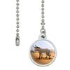 GRAPHICS & MORE Donkey on Ranch Ceiling Fan and Light Pull Chain view 2