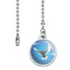 Dove Bird Flying in The Sky Ceiling Fan and Light Pull Chain view 2