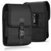 AH Military Grade Cell Phone Pouch Belt Holster Holder w/Belt Loop for iPhone16 Plus 16 Pro Max 15 Plus, S24 S25 Ultra Nylon Canvas Construction Cell Phone Holsters Fits Cell Phone w/Otterbox (Large) view 1