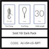 GRIPPLE UL Approved Angel Integrated Hook Hanger, Sold 10/Zack Pack, Made in USA (AL1-ISH-LG-30FT) view 1