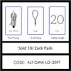 GRIPPLE UL Approved Angel Integrated Hook Hanger, Sold 10/Zack Pack, Made in USA (AL1-ISH-LG-20FT) view 1