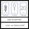 GRIPPLE UL Approved Angel Integrated Hook Hanger, Sold 10/Zack Pack, Made in USA (AL1-ISH-LG-20FT) view 2
