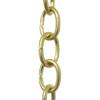 RCH Hardware CH-42-AD Brass Chandelier Chain, Acid Dipped (1 Foot) view 1
