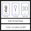 GRIPPLE UL Approved Angel Side EXIT Male 1/4" Hanger, Sold 10/Zack Pack, Made in USA (AL1-SM14-LG-30FT) view 2