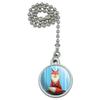 GRAPHICS & MORE Fox on Tree Stump Ceiling Fan and Light Pull Chain view 1