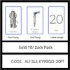 GRIPPLE UL Approved Angel Signage Hanger, Sold 10/Zack Pack, Made in USA (AL1-SL5-EY90QG-20FT) view 2