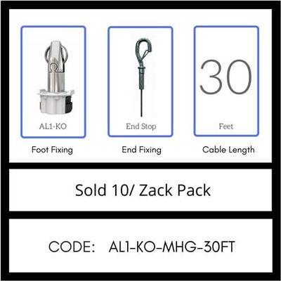 GRIPPLE AL1-KO-MHG-30FT UL Approved Angel Knockout Hanger, Sold 10/Zack Pack, Made in USA