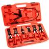 NEW 7 PCS MECHANIC'S DELUXE HOSE CLAMP RING PLIERS TOOL KIT FLEXIBLE CABLE PLIER view 1