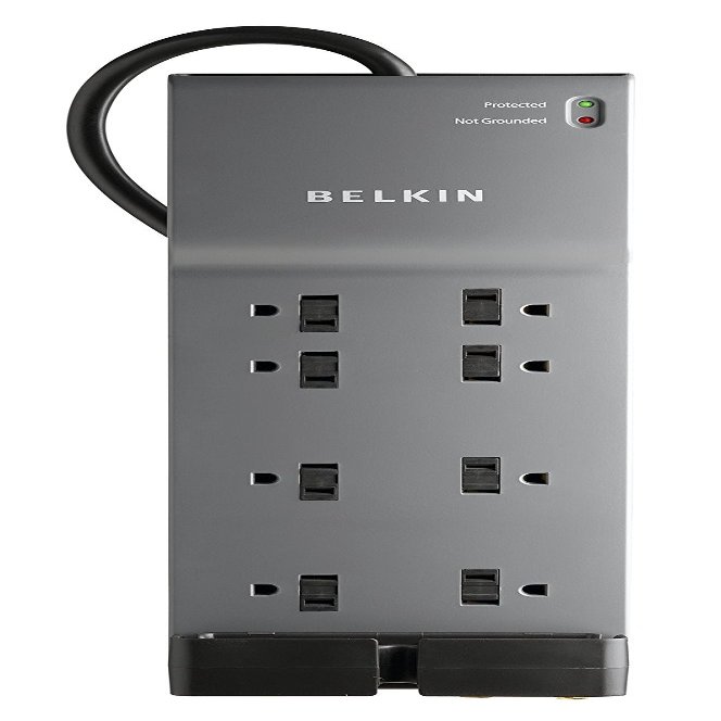 Belkin SurgeMaster Home/Office BE10823006 8-Outlets Surge Suppressor