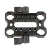 CAMVATE 15mm Rod Offset Raiser Clamp for Shoulder Rig Railblock System (Black Thumbscrew) - 1690 view 1