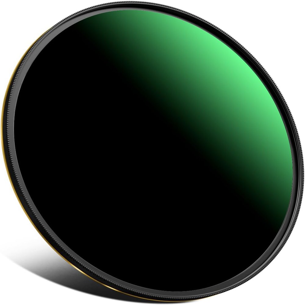 LENSKINS 77mm ND 1000 Lens Filter, 10 Stop Fixed Neutral Density Filter-German Optics Glass, Multi-Resistant Coated, Weather-Seal ND Filter with Lens Cloth