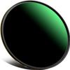 LENSKINS 77mm ND 1000 Lens Filter, 10 Stop Fixed Neutral Density Filter-German Optics Glass, Multi-Resistant Coated, Weather-Seal ND Filter with Lens Cloth view 1