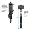 Fugetek 51" Professional Selfie Stick Tripod, 100% All Aluminum Stick & Legs, Lightweight, Detachable Bluetooth Remote, Portable All in One, Compatible with iPhone & Android, Non Skid Feet, Black view 3