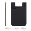 3 Pack Adhesive Card Holder for Back of Phone,Stick on Credit Card Pouch view 2