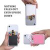 3 Pack Adhesive Card Holder for Back of Phone,Stick on Credit Card Pouch view 4