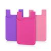Cell Phone Card Holder for Back of Phone,Silicone Stick On Phone Wallet view 1
