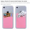 Cell Phone Card Holder for Back of Phone,Silicone Stick On Phone Wallet view 3