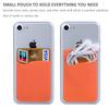 Card Holder for Phone Case, 3Pack Silcone Stick On Credit Card Phone Wallet view 3