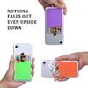 Card Holder for Phone Case, 3Pack Silcone Stick On Credit Card Phone Wallet view 4