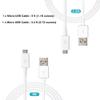 Sharko Adaptive Fast Charger Kit for Samsung Galaxy S7/S7 Edge/S6/Note5/4 /S3 (Wall Charger + Car Charger + 2 x Micro USB Cable) White (S7 Fast Charger Set) view 3