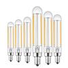 Rayhoo E12 Dimmable LED Candelabra Light Bulbs 4W 110V Edison Light Bulb, T20 Tubular Shape, 400LM, 40W Incandescent Replacement, 2700K Warm White, 6-Pack view 1