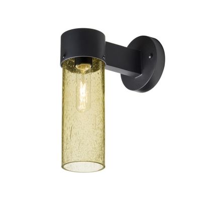 Besa JUNI10GD-WALL-BK One Light Outdoor Wall Sconce from Juni Collection
