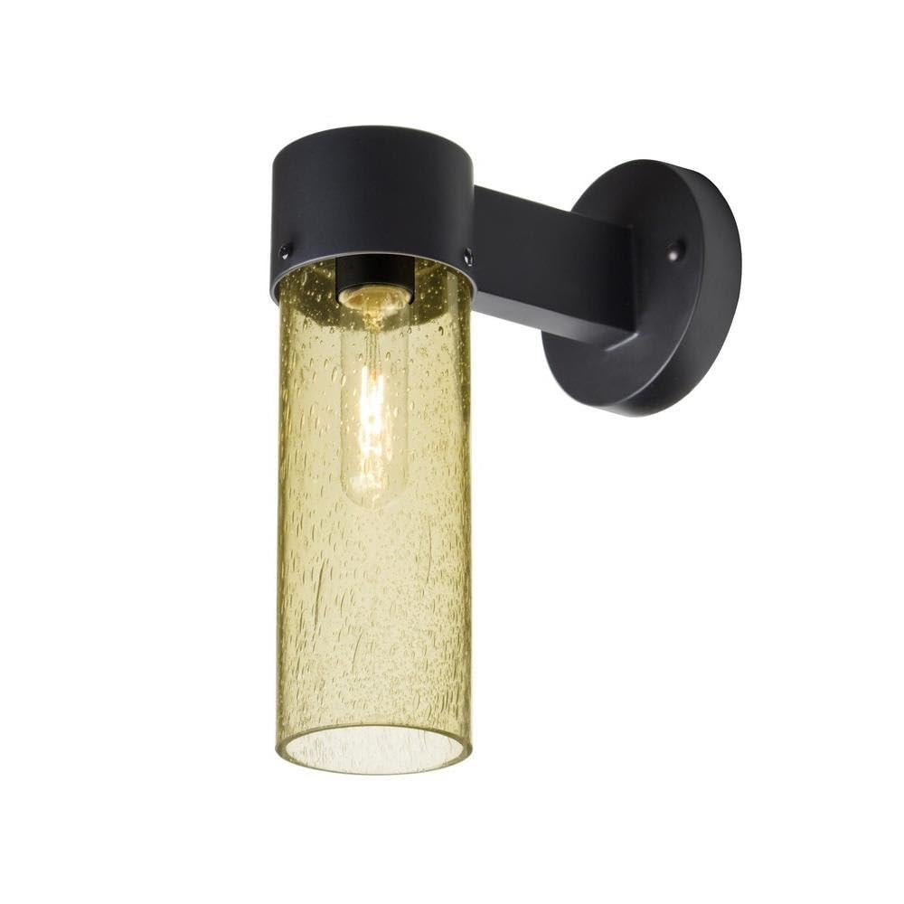 Besa JUNI10GD-WALL-BK One Light Outdoor Wall Sconce from Juni Collection