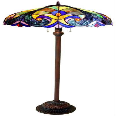Chloe Lighting CH18780VT18-FL2 Liaison Tiffany-Style Victorian Floor Lamp, 18" x 18" x 62"