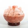 Himalayan Salt Lamp Abundance Bowl, Prosperity, Firebowl Bowl Salt Lamp with Chunks and Cord! view 3