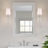 Kira Home Torche 20" Wall Sconce/Wall Light + Linen Shade, Brushed Nickel Finish view 3