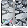 MightySkins Skin Compatible with Apple iPhone 8 Plus - Gray Camouflage | Protective, Durable, and Unique Vinyl Decal wrap Cover | Easy to Apply, Remove, and Change Styles | Made in The USA view 1