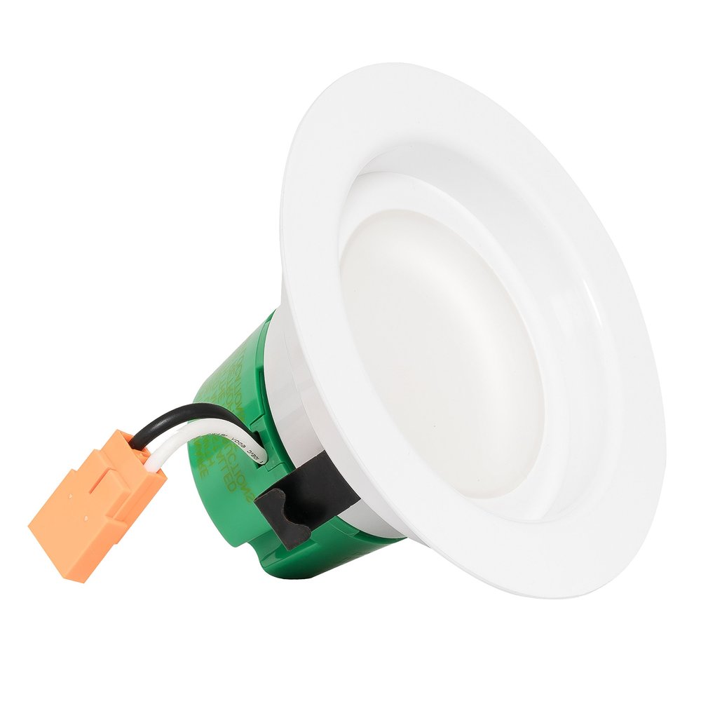 Westgate 9W 3 Inch Recessed Lighting Retrofit Downlight with Integrated Smooth Trim - Dimmable LED Recessed Light - Best Ceiling Lights for Home Office Kitchen Bedroom 120V - 1 Pack