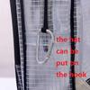 QIAOLIANQIAO ESD 15.7inch 40cm*35cm*15cm anti-static clear pvc backpack,cleanroom engineer tool bag full cover pvc for put computer tool working in clean room 1PCS view 3
