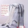 QIAOLIANQIAO ESD 15.7inch 40cm*35cm*15cm anti-static clear pvc backpack,cleanroom engineer tool bag full cover pvc for put computer tool working in clean room 1PCS view 4
