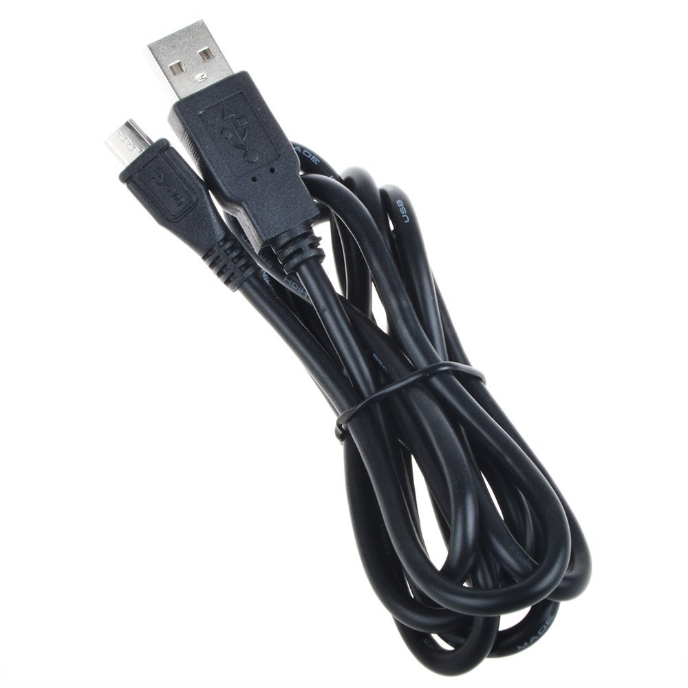 PKPOWER USB PC Charging Cable PC Laptop Charger Power Cord for Blackweb SoundBlock Brushed Metal Dual Alarm Bluetooth Clock Radio