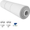 Lemoy Reverse Osmosis Flow Restrictor with Quick Connect Fitting, 50 GPD Flow Restrictor 1/4 inch Quick Connect(1 ball valve+2 Tee union+2 L connect+tube) view 1