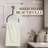 RTZEN Wrought Iron Hand Towel Holder, Premium Decor Matte Towel Ring view 2