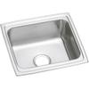 Elkay Lustertone DLFR191810PD Single Bowl Top Mount Stainless Steel Bar Sink with Perfect Drain view 1