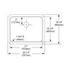 Elkay ELUH211510PD Lustertone Classic Single Bowl Undermount Stainless Steel Sink with Perfect Drain view 3