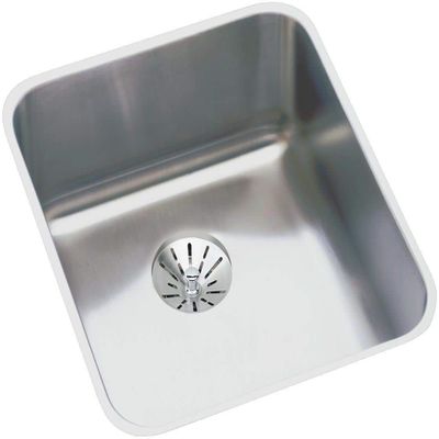Elkay Lustertone ELUHAD131645PD Single Bowl Undermount Stainless Steel ADA Sink with Perfect Drain